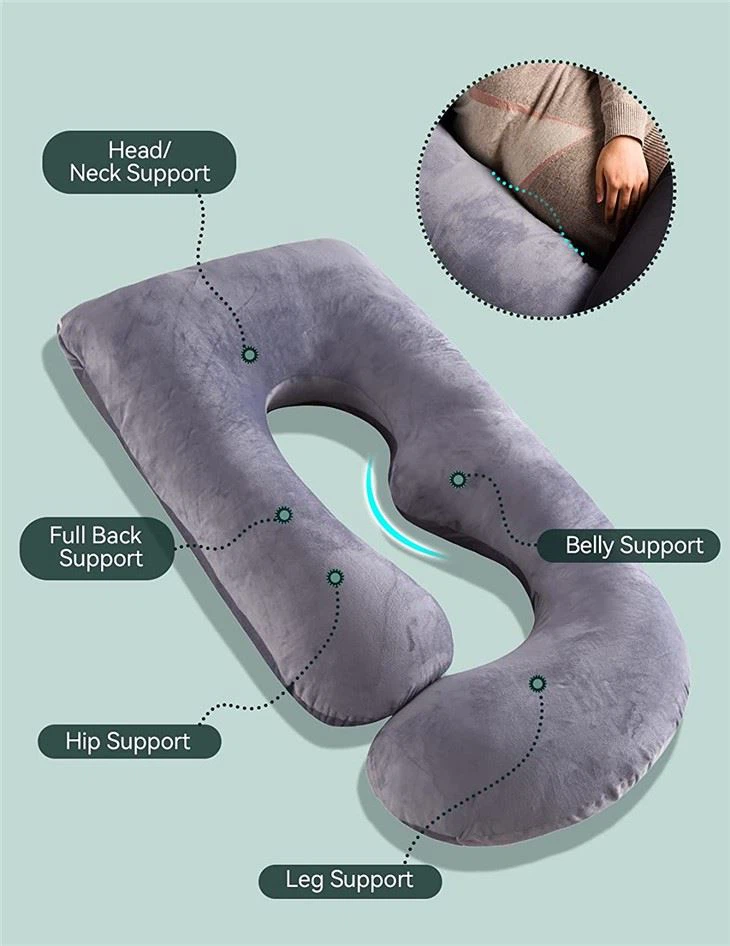 U Shaped Full Body Maternity Pillow U Shaped Full Body Maternity Pillow